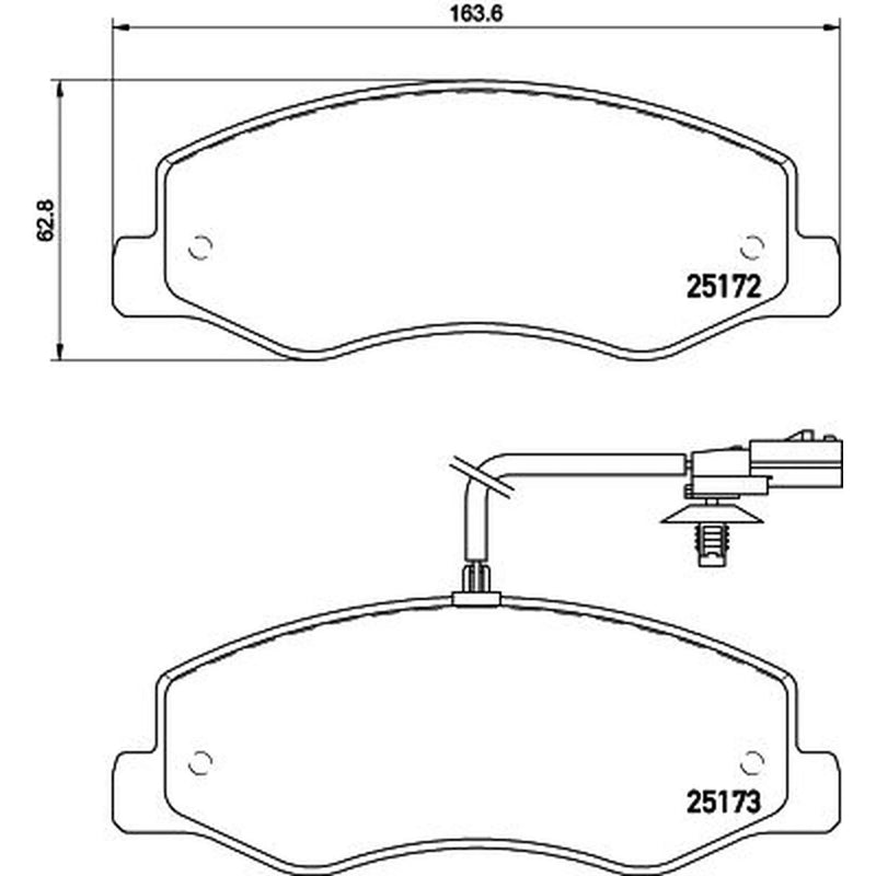 DON Rear Brake Pad Set PCP1688
