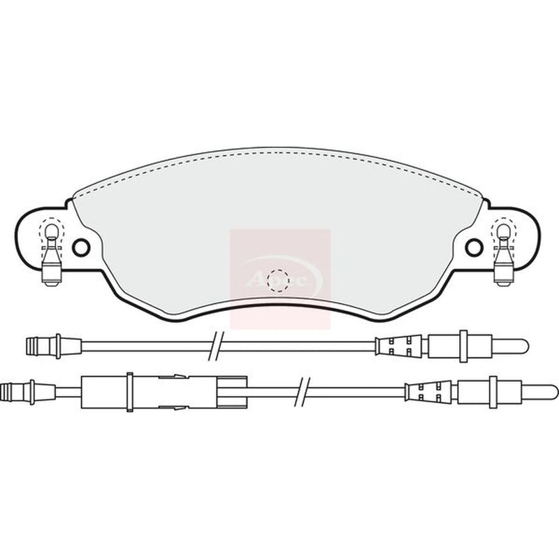 Apec Front Brake Pad Set PAD1281