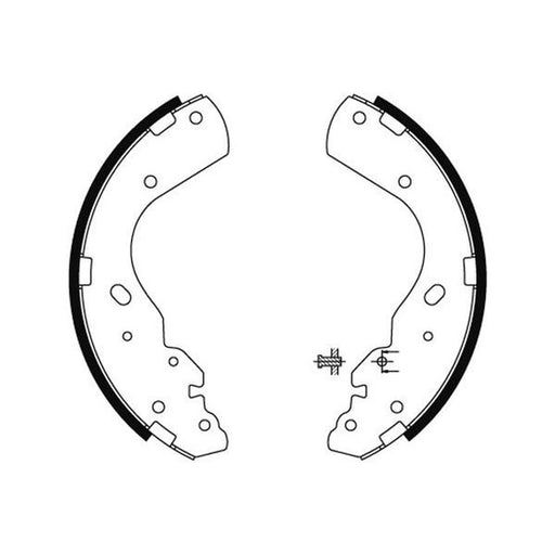 Textar Brake Shoe Set Axle Kit 91063700