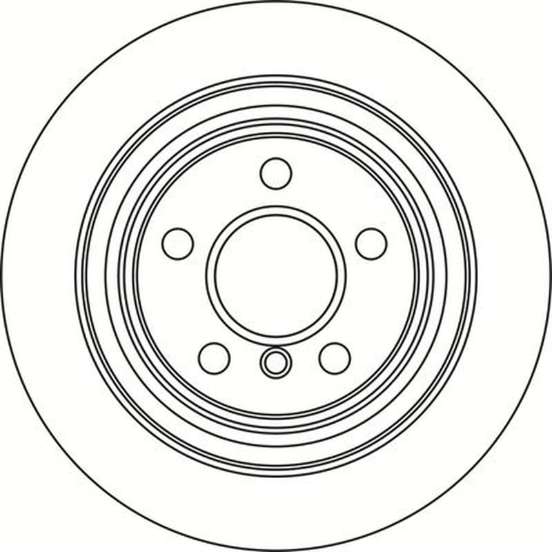 Abtex 2 x Vented Rear Brake Discs BD2194V