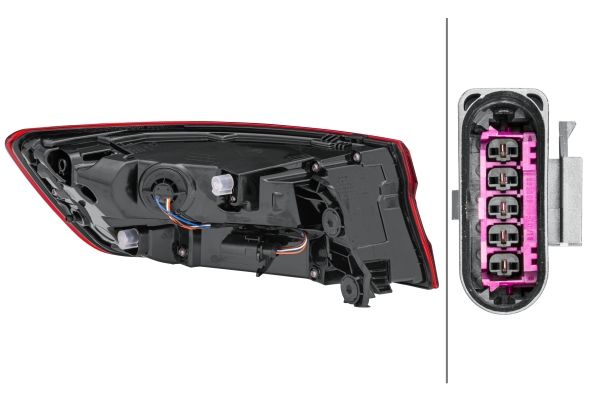 Hella 2SD 012 246-181 Tail Light Assembly