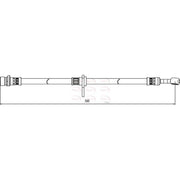 Apec Brake Hydraulic Hose Line Front Right HOS3991