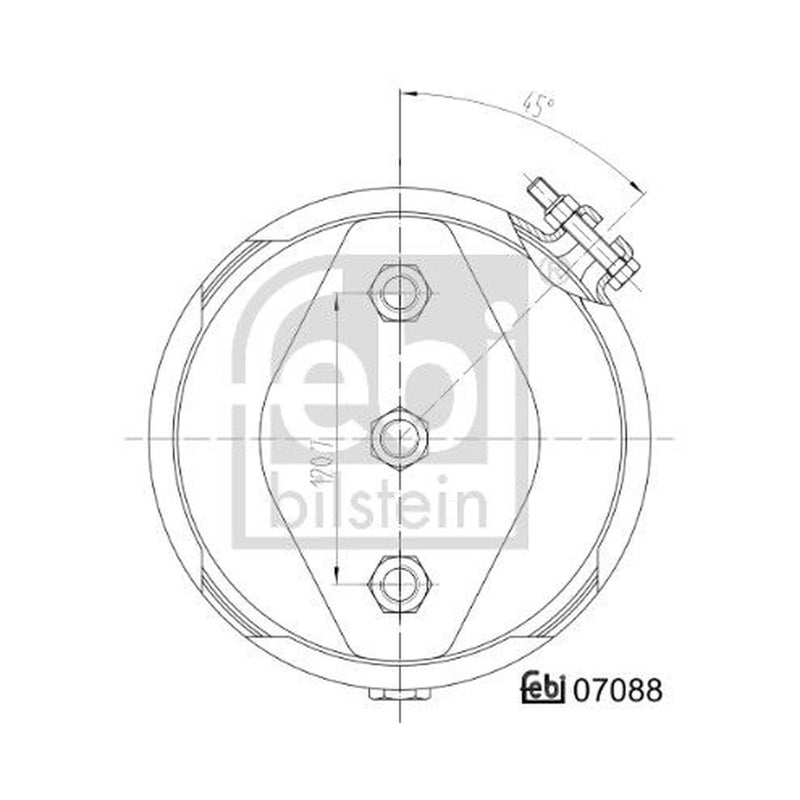 Febi Diaphragm Cylinder 07088