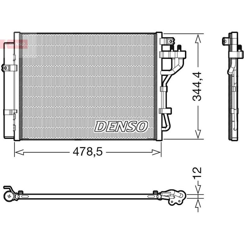 Denso Air Conditioning Condenser DCN43006