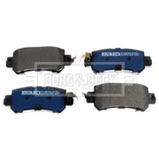 Borg & Beck 4 x Rear Brake Pad Set BBP2365