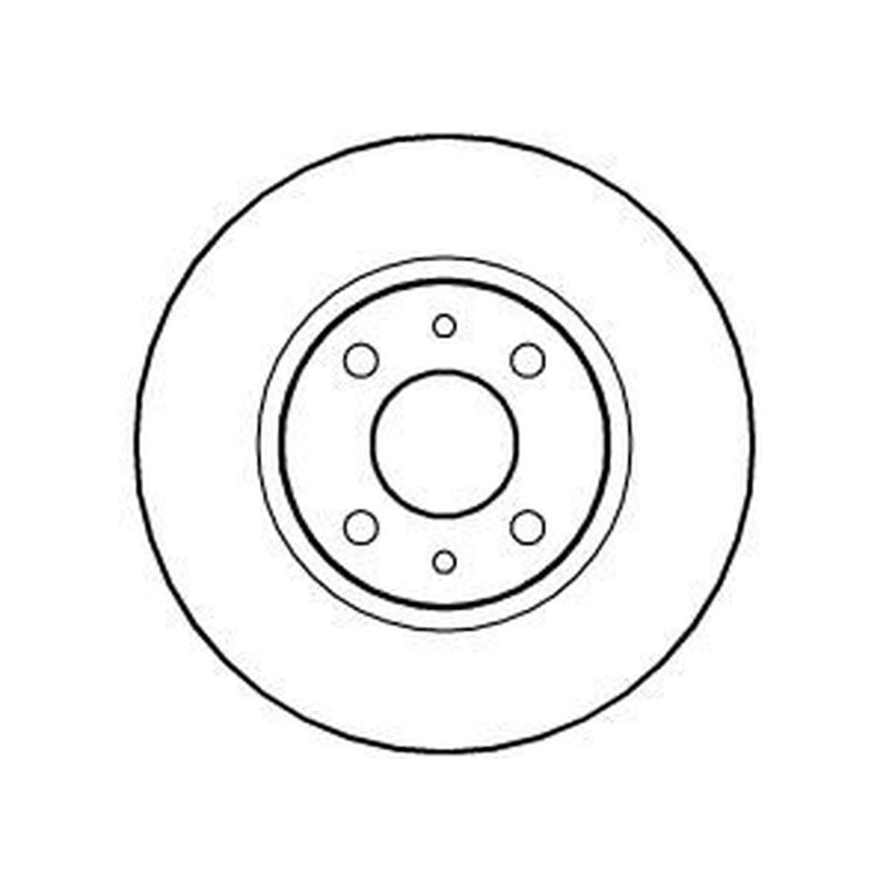Abtex 2 x Vented Front Brake Discs BD341V