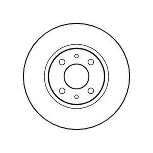 Abtex 2 x Vented Front Brake Discs BD341V