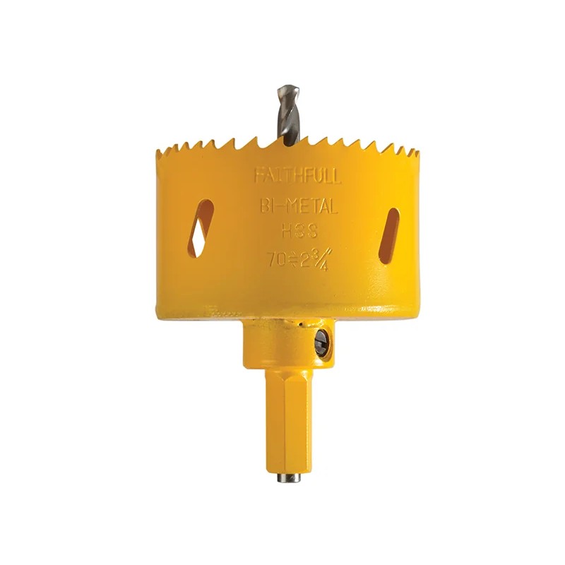 Faithfull Soffit Cutter Holesaw 70mm One Piece - FAIHS70SOFIT