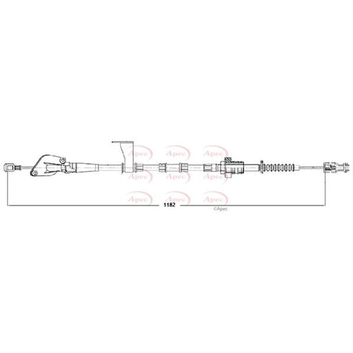 Apec Clutch Control Cable Pull CAB5035