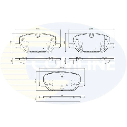 Comline Front Brake Pad Set CBP34025