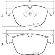 DON Front Brake Pad Set PCP2120
