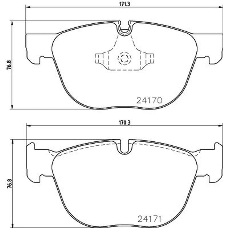 DON Front Brake Pad Set PCP2120