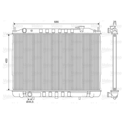 Valeo Engine Radiator 701611