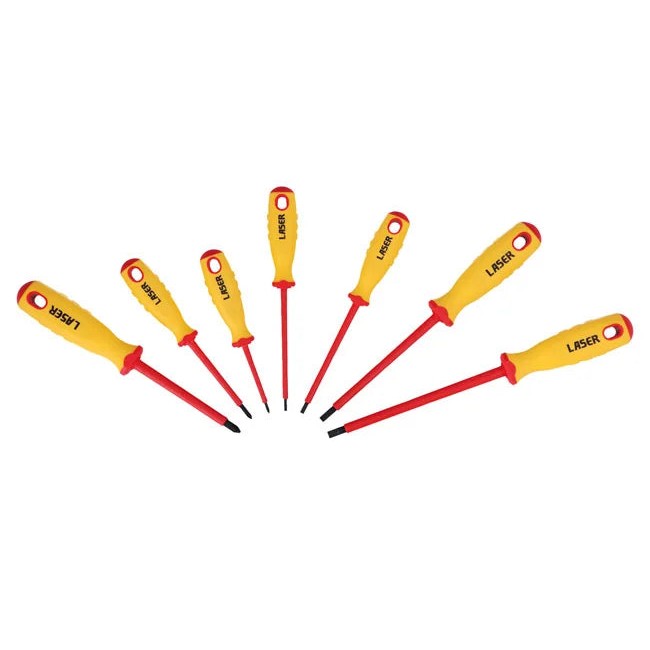 Laser Tools Insulated Screwdriver Set 7pc - PL