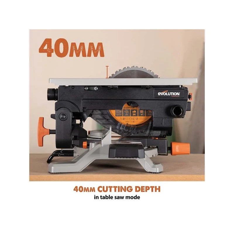 Evolution R210MTS-G2 Combination Mitre Saw and Table Saw 240V 1500W - 116-0001
