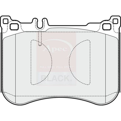 Apec Front Brake Pad Set PAD1927B