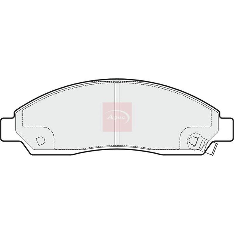 Apec Front Brake Pad Set PAD1640