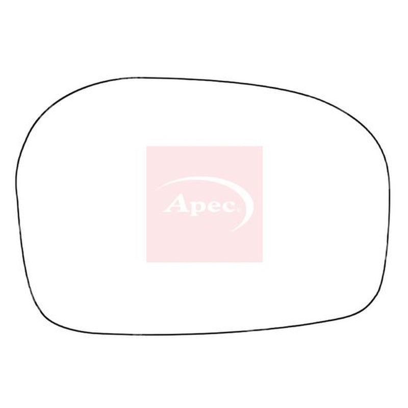 Apec Exterior Wing Mirror Glass Left AMS2615