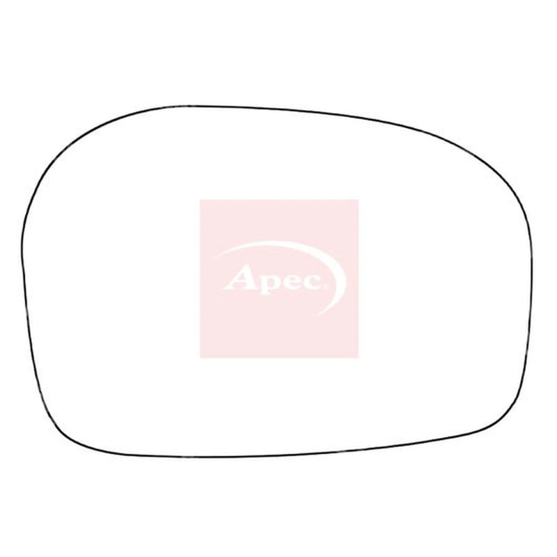 Apec Exterior Wing Mirror Glass Left AMS2615