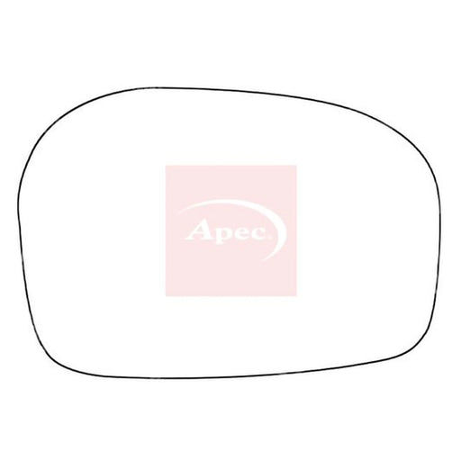 Apec Exterior Wing Mirror Glass Left AMS2615
