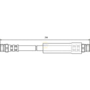 NAPA Brake Hydraulic Hose Line Rear NBH1008