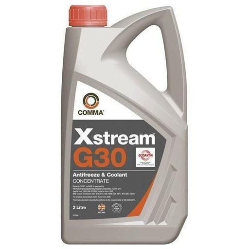 Comma Xstream G30 Antifreeze & Coolant - Concentrated - 2 Litre Comma  - Town Parts