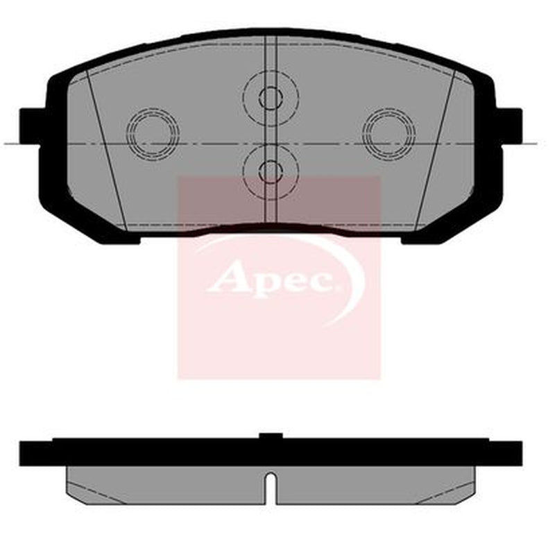 Apec Front Brake Pad Set PAD2589