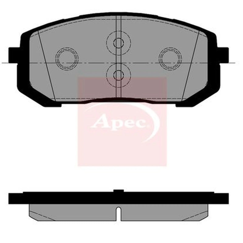 Apec Front Brake Pad Set PAD2589