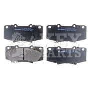 Key Parts 4 x Front Brake Pad Set KBP2286