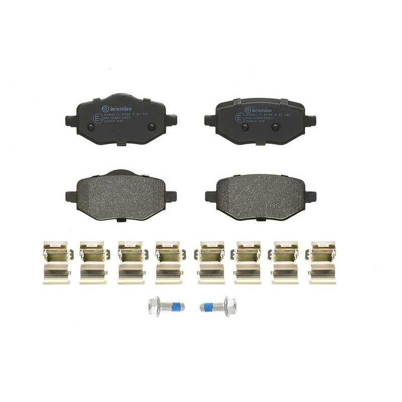 Brembo 4 x Rear Brake Pad Set P61140