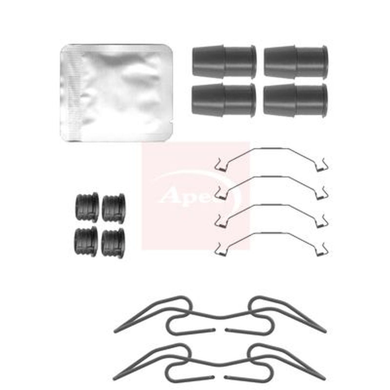Apec Brake Pad Accessory Fitting Kit Rear KIT1526