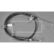 Borg & Beck Handbrake Cable Left Rear BKB3354