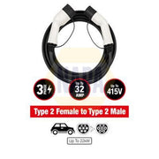 NAPA Electric Vehicle Charging Cable Charging plug type 2 NEC101