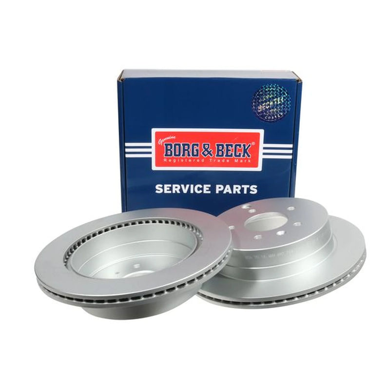 Borg & Beck 2 x Rear Brake Discs BBD4611