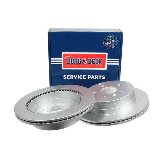 Borg & Beck 2 x Rear Brake Discs BBD4611