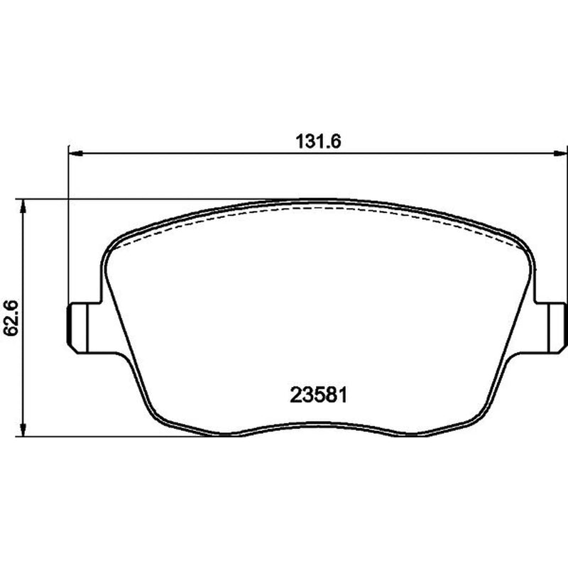 Mintex Front Brake Pad Set MDB2294