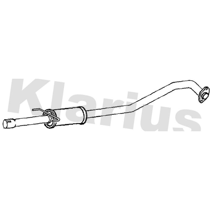Klarius Box With Centre Pipe Centre TY640W
