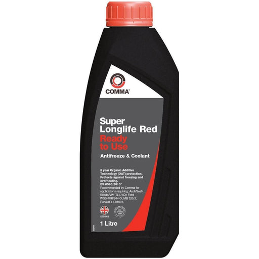 Comma Super Longlife Antifreeze & Coolant - Ready To Use - 1 Litre Comma  - Town Parts