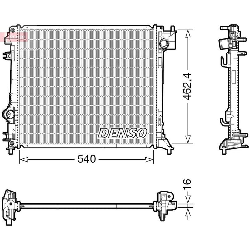 Denso Engine Radiator DRM46062