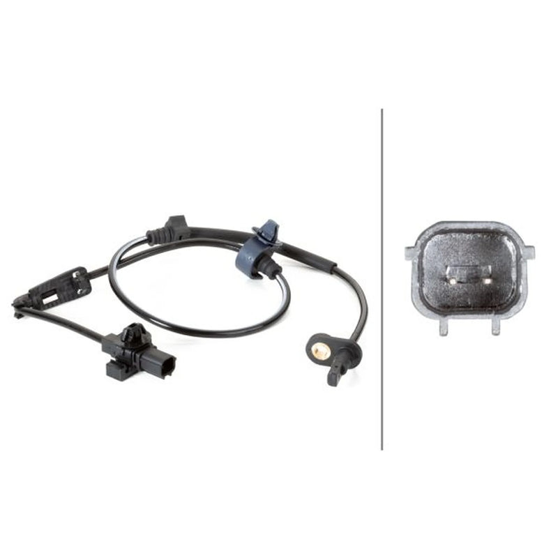 Hella ABS Wheel Speed Sensor Front 6PU 230 040-431