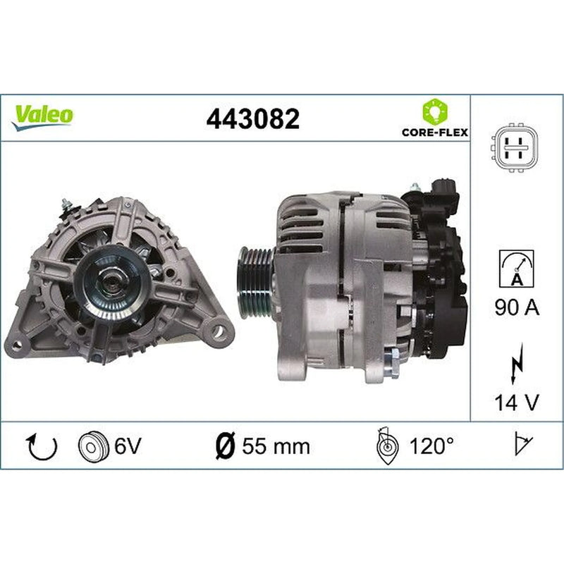 Valeo Car Alternator 12V 443082