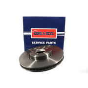 Borg & Beck 2 x Vented Front Brake Discs BBD7003S