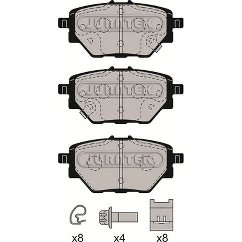 Juratek Rear Brake Pad Set JCP4027