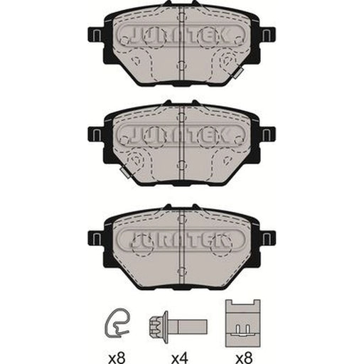 Juratek Rear Brake Pad Set JCP4027