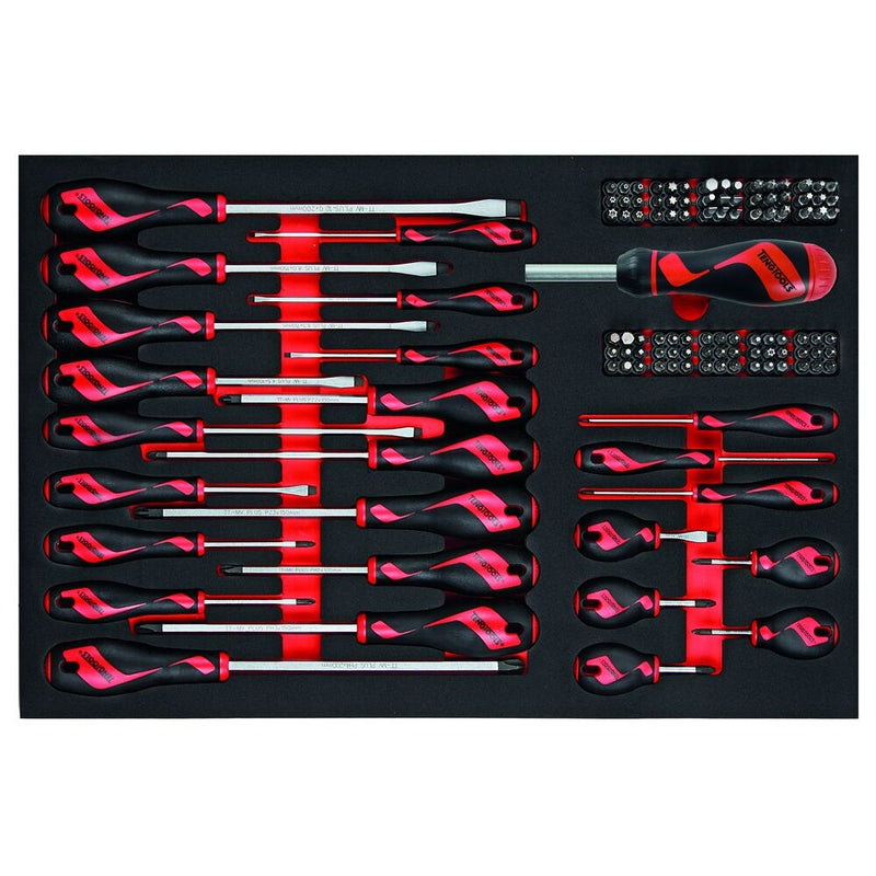 Teng Tools Screwdriver Set FOAM4X4 122 Pieces