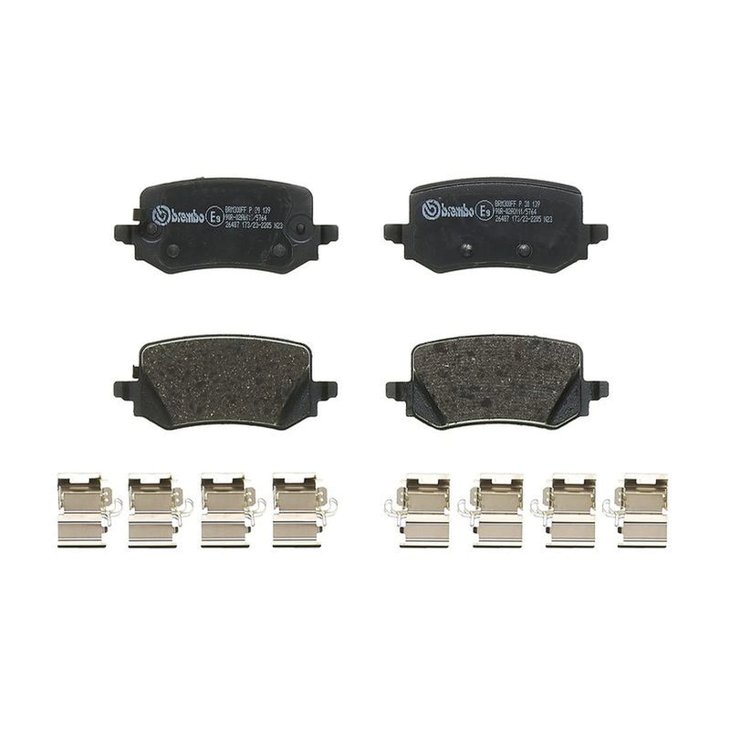 Brembo 4 x Rear Brake Pad Set P30139
