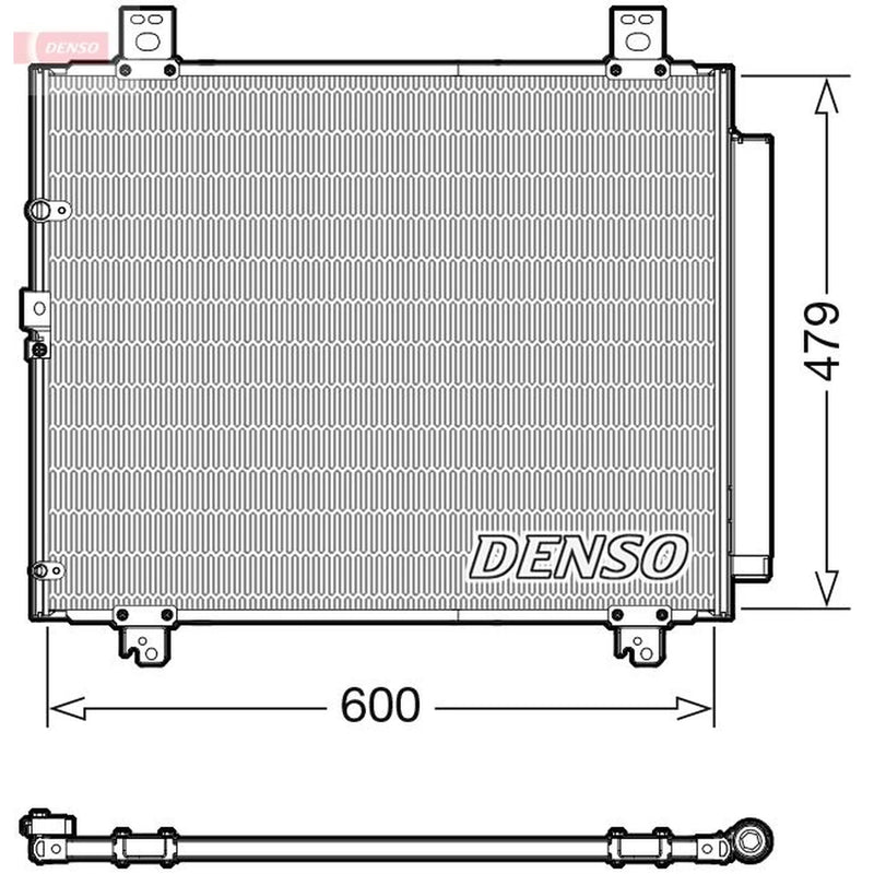 Denso Air Conditioning Condenser DCN50118