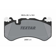 Textar Front Brake Pad Set 2468101