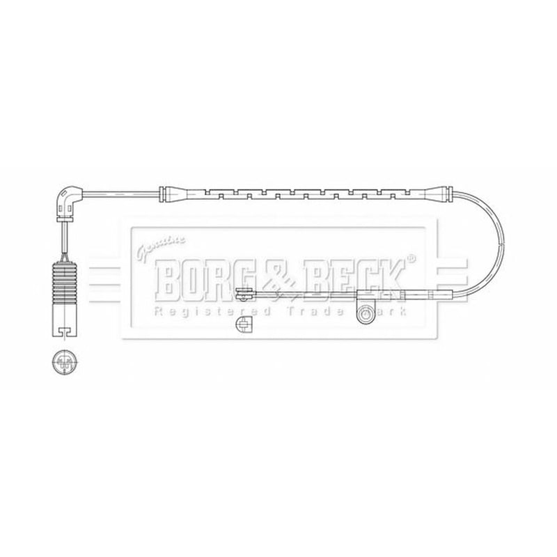 Borg & Beck Brake Pad Wear Sensor Front BWL3207