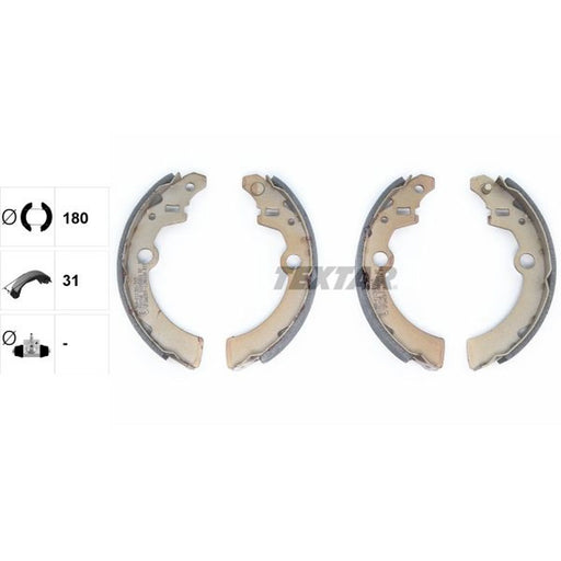 Textar Brake Shoe Set Axle Kit 91050800